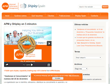 Tablet Screenshot of advancedpm.es